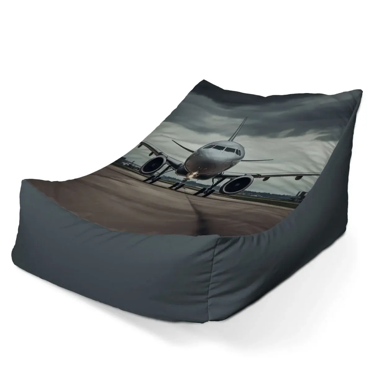Sedací vak Lounge Letadlo na ranveji - 120 x 100 x 80 cm