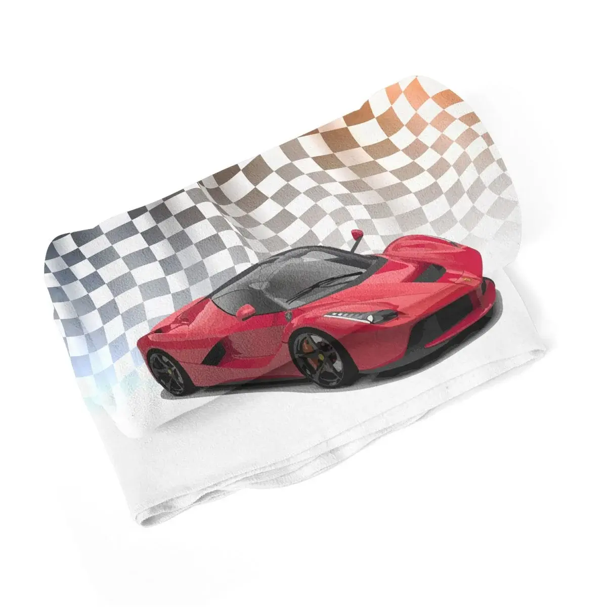 Deka Ferrari Závodní vlajka - 190x140 cm