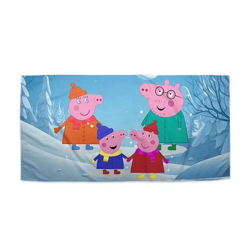 Ručník Prasátko Pepina Rodina - 50x100 cm