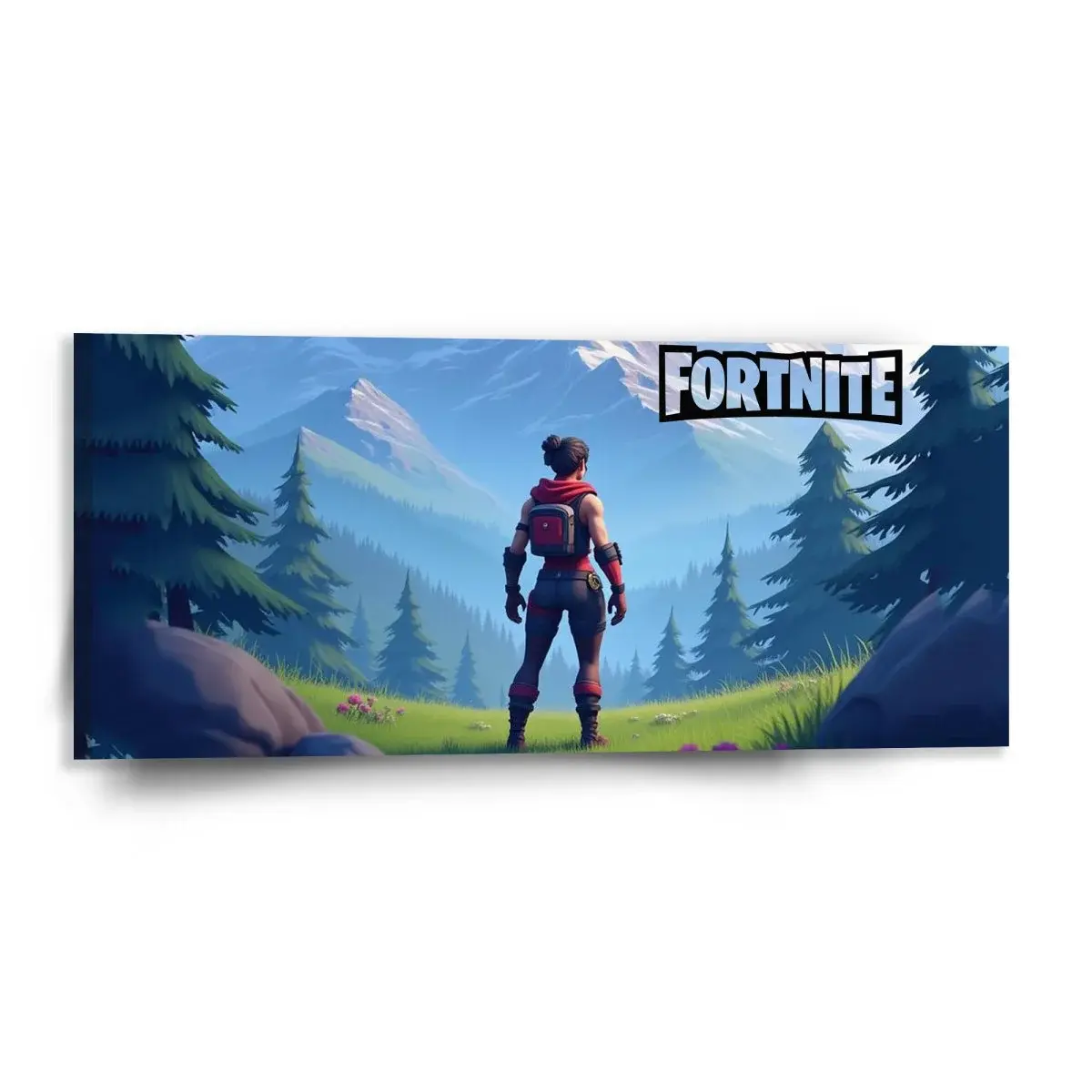 Obraz FORTNITE Horská krajina - 110x50 cm