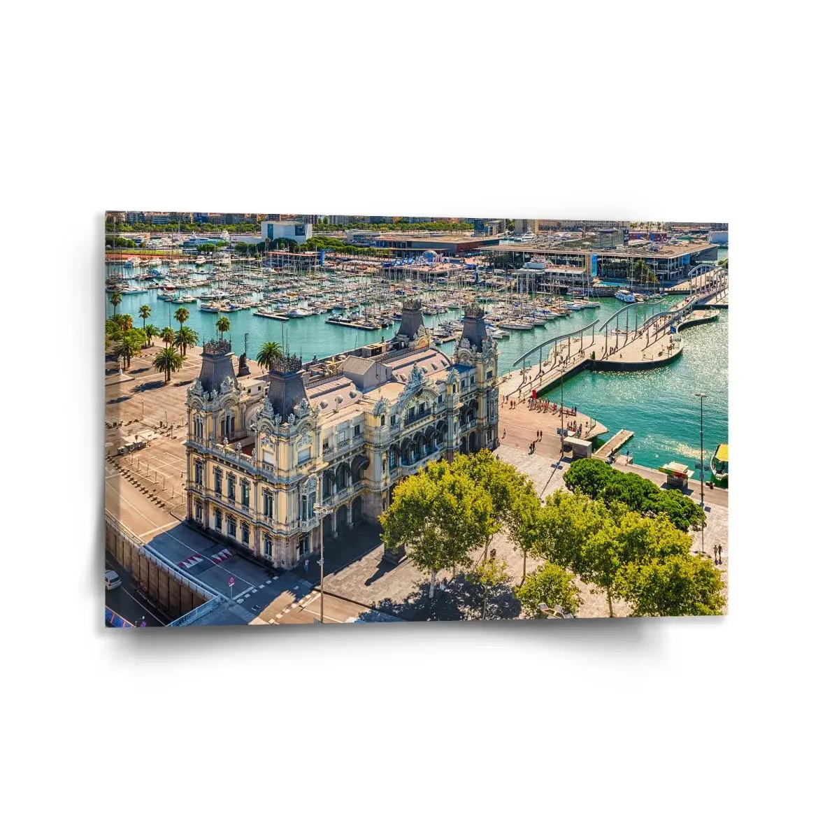 Obraz Barcelona Přístav - 120x80 cm