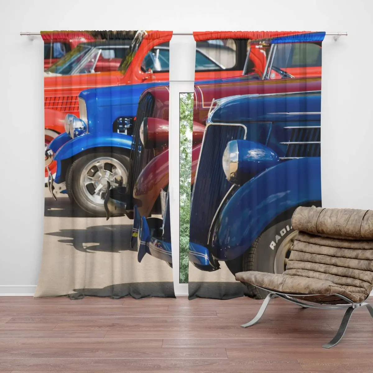 Závěs Veteráni: 2ks 140x250cm