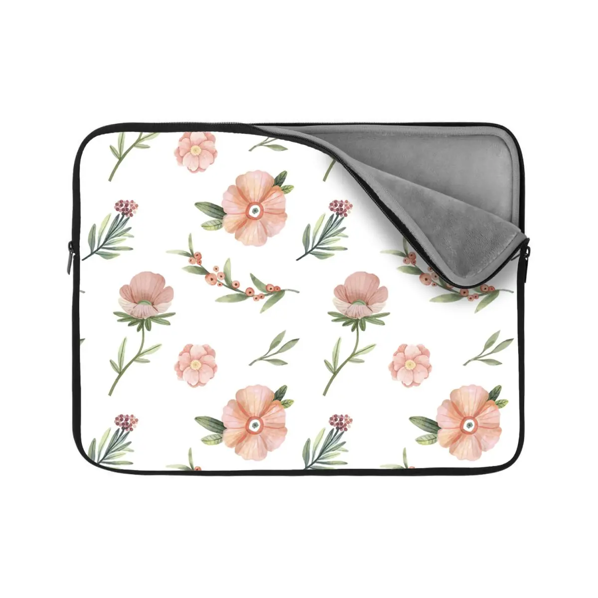 Obal na notebook Malované květy - 17"