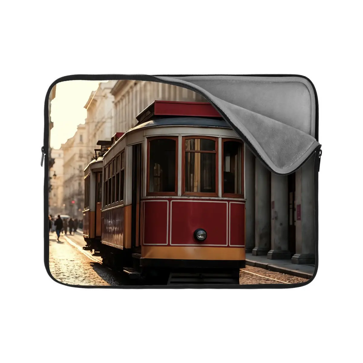 Obal na notebook Historická červená tramvaj - 13"