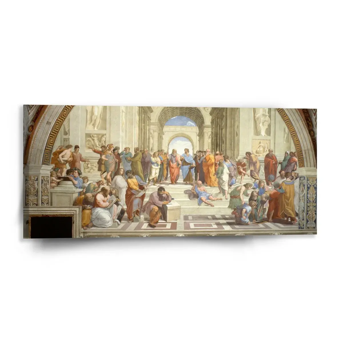 Obraz Athénská škola - Raffael Santi - 110x50 cm