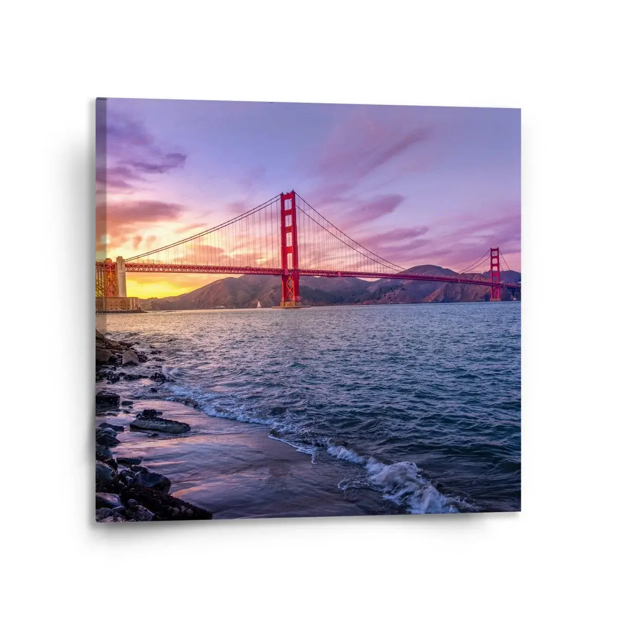 Obraz Golden Gate 5 - 110x110 cm