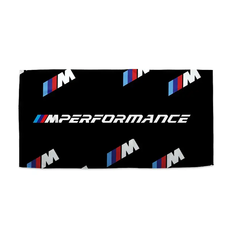 Ručník MPERFORMANCE černý vzor - 30x50 cm