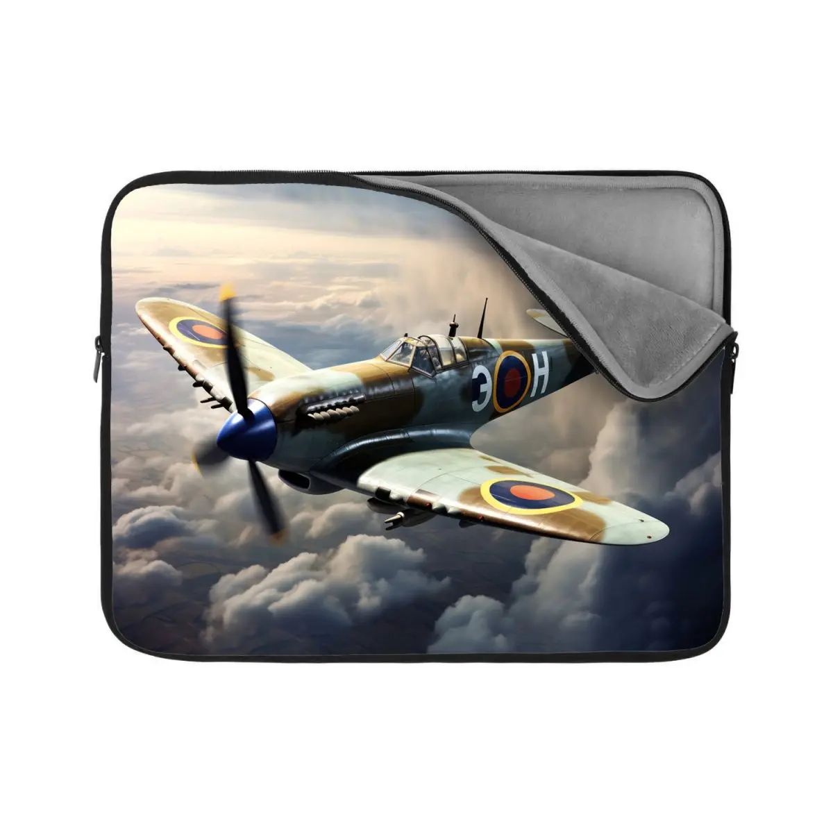 Obal na notebook Stíhačka Spitfire - 15,6"