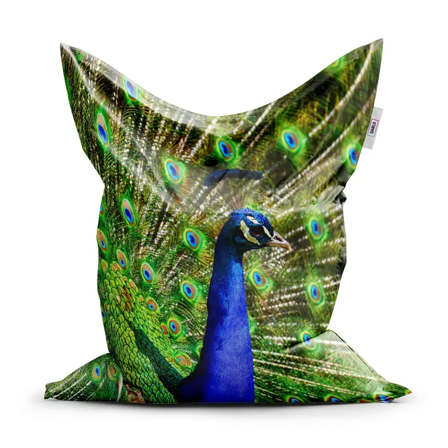 Sedací vak Classic Páv - 150x100 cm