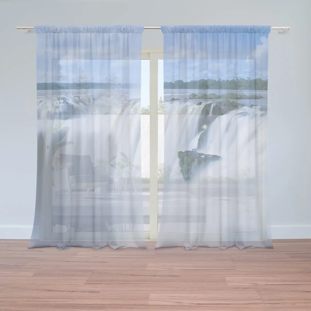 Záclony Vodopád 3: 2ks 150x250cm