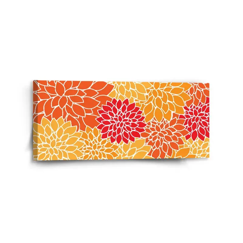 Obraz Barevné květiny - 110x50 cm