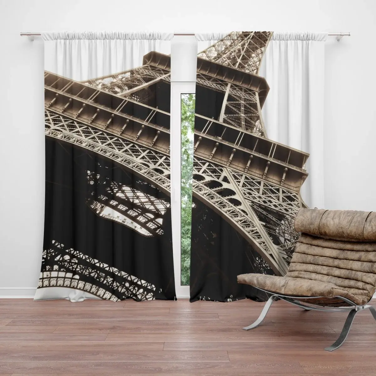 Závěs Eiffel Tower 6: 2ks 140x250cm