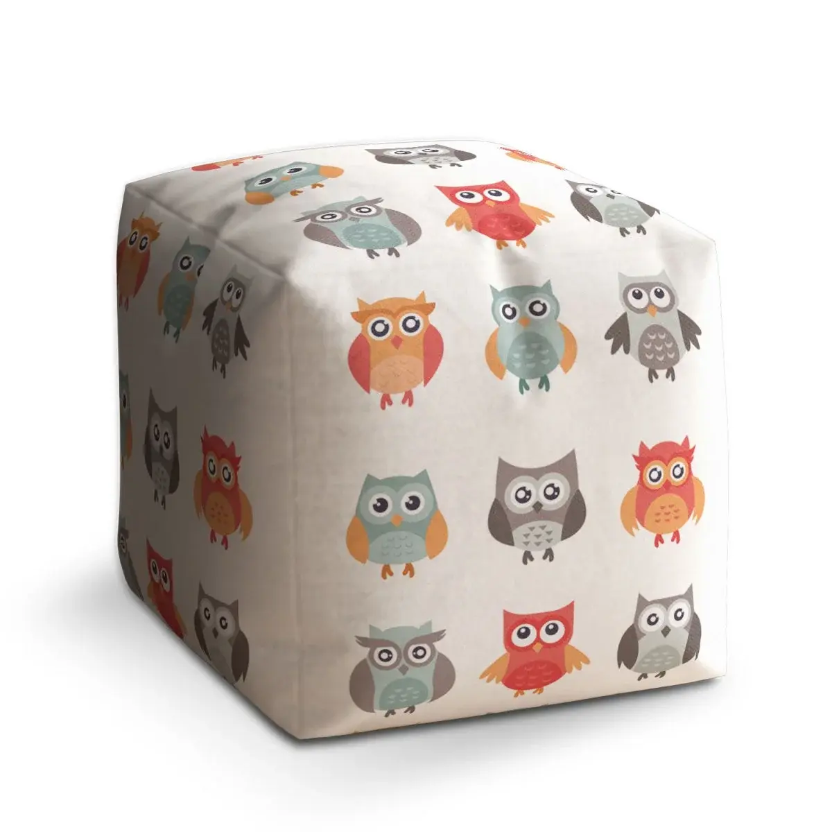 Taburet Cube Sovy 2 - 60x60x60 cm