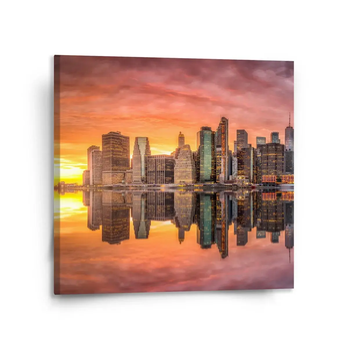 Obraz New York Západ slunce - 110x110 cm