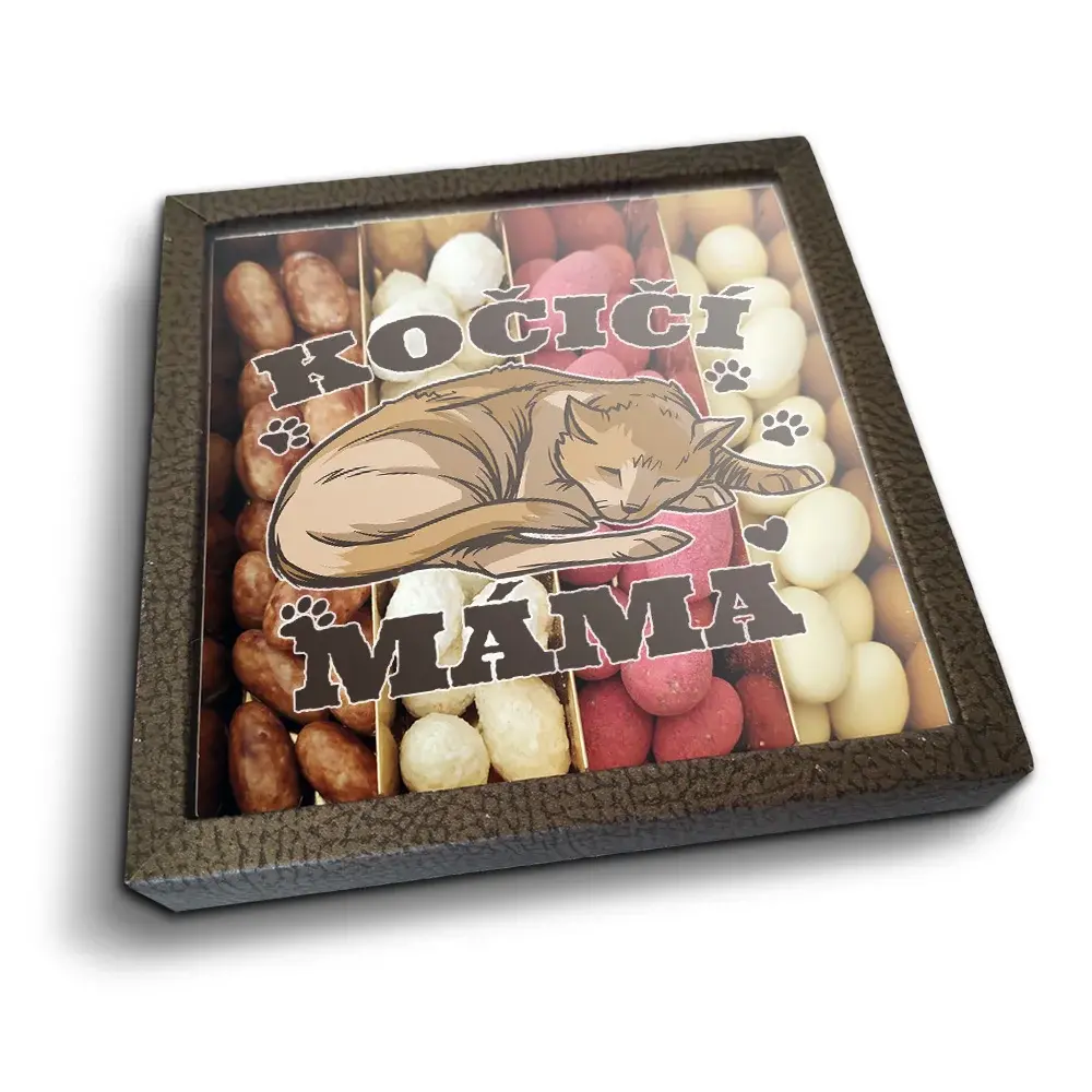 Mandle v čokoládě Kočičí máma - 4x 80g