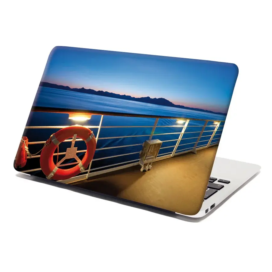 Samolepka na notebook Pohled z lodě - 38x26 cm