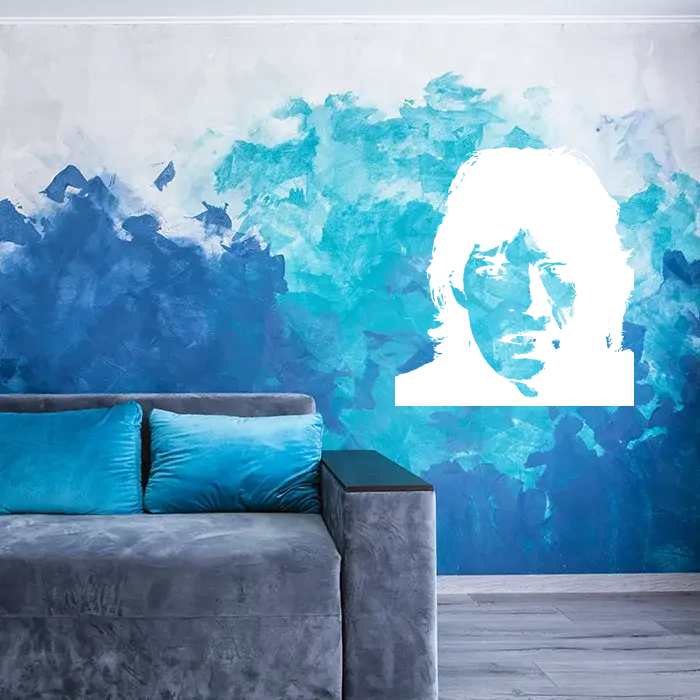 Samolepka na zeď: Mick Jagger - 84x90 cm