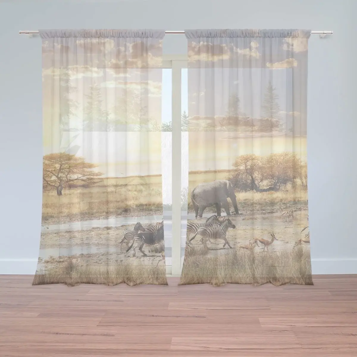 Záclony Safari: 2ks 150x250cm