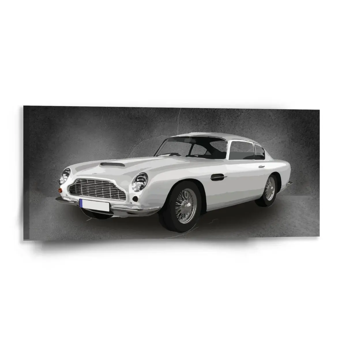 Obraz Aston Martin Tmavé pozadí - 110x50 cm