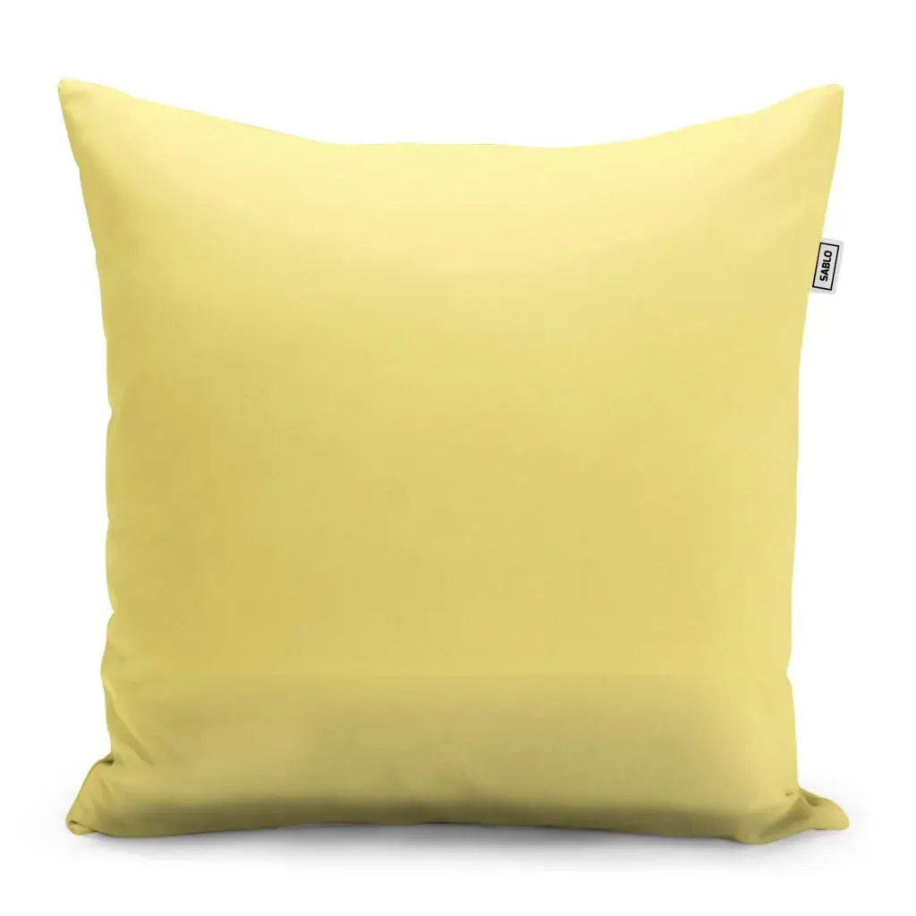 Polštář Světle žlutá - 40x40 cm