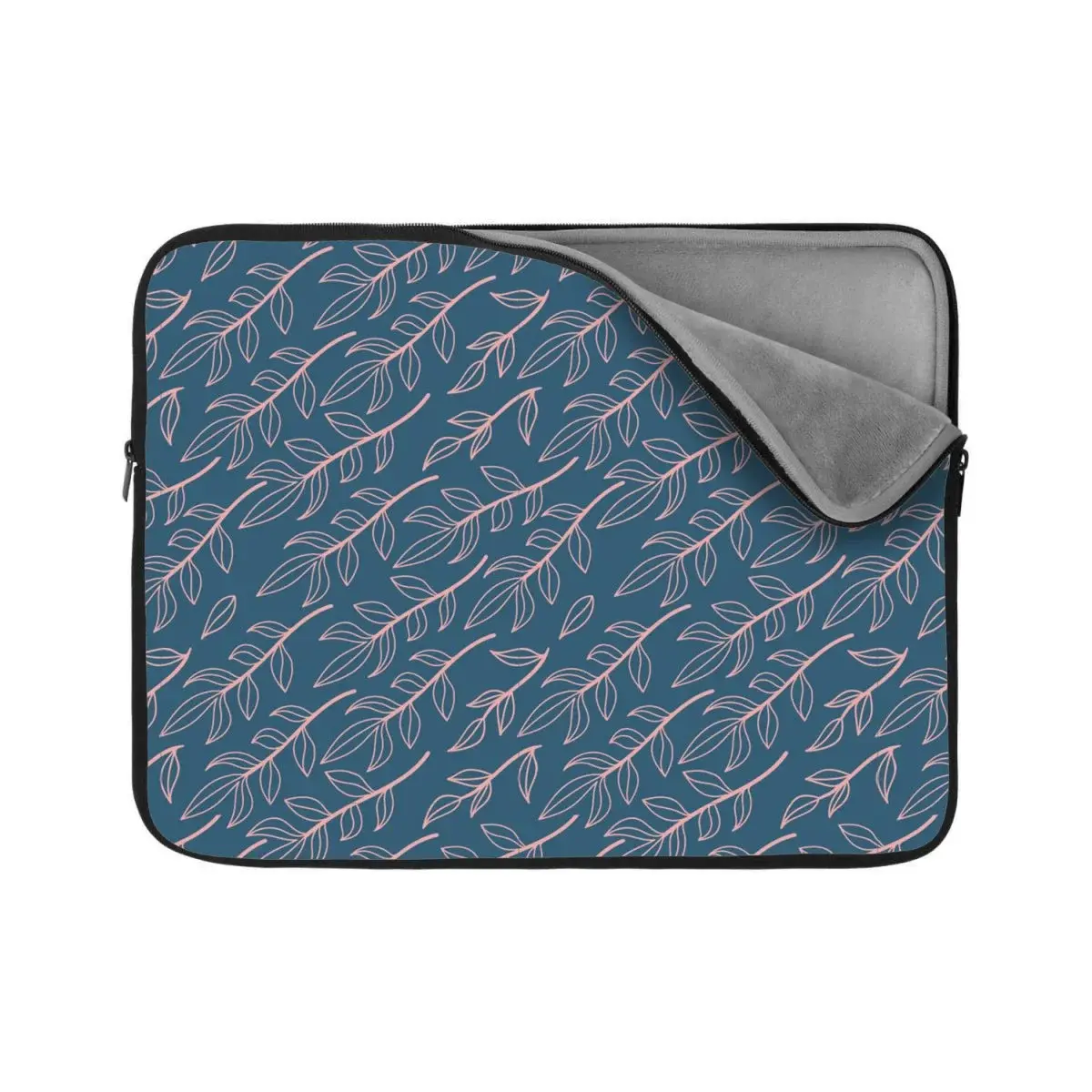 Obal na notebook Růžové malované lístky - 15,6"