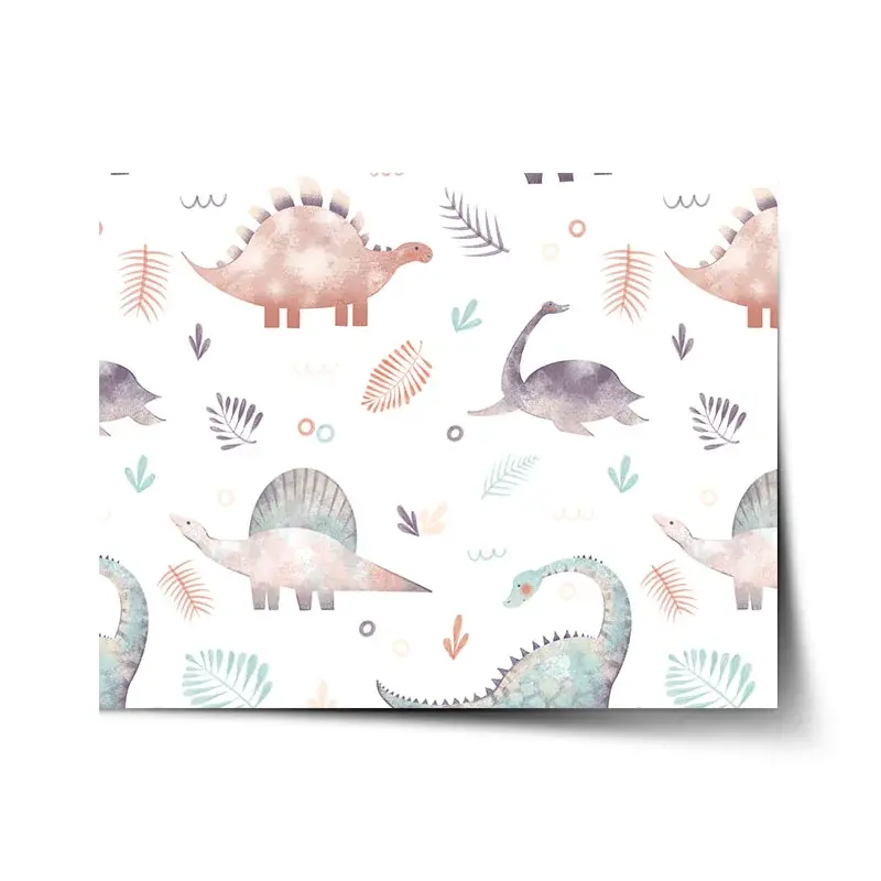 Plakát Malovaní dinosauři - 90x60 cm