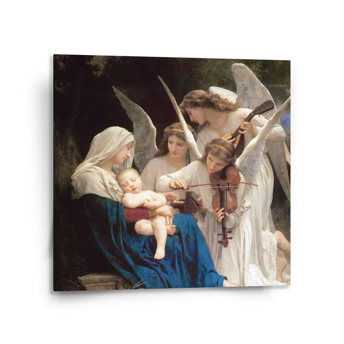 Obraz Panna s anděly - William-Adolphe Bouguereau - 110x110 cm