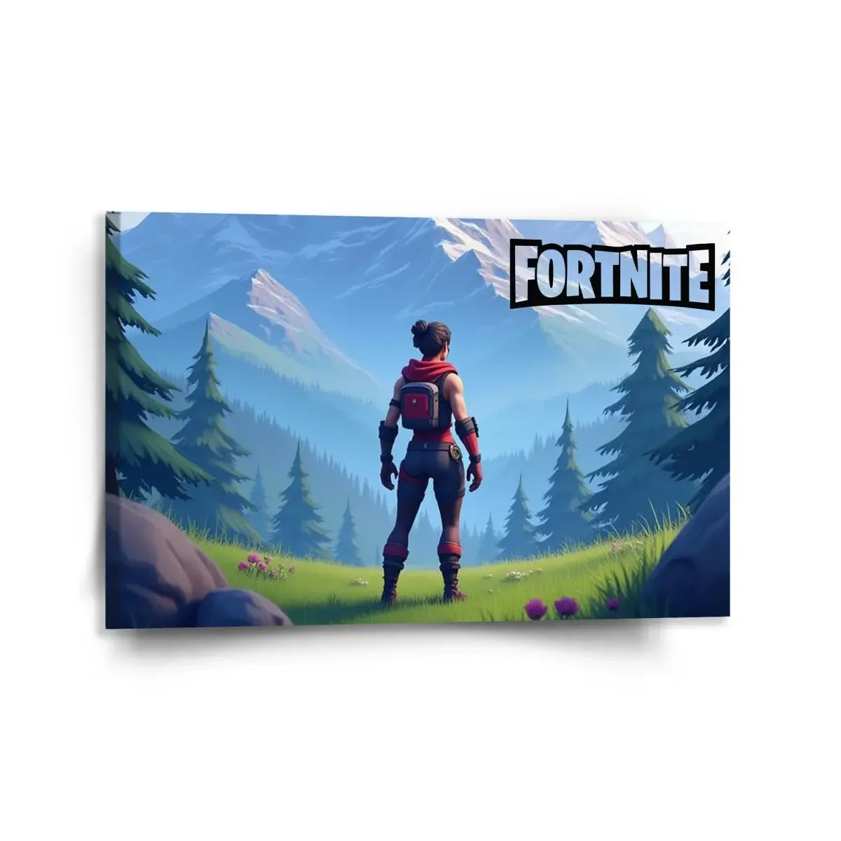 Obraz FORTNITE Horská krajina - 120x80 cm