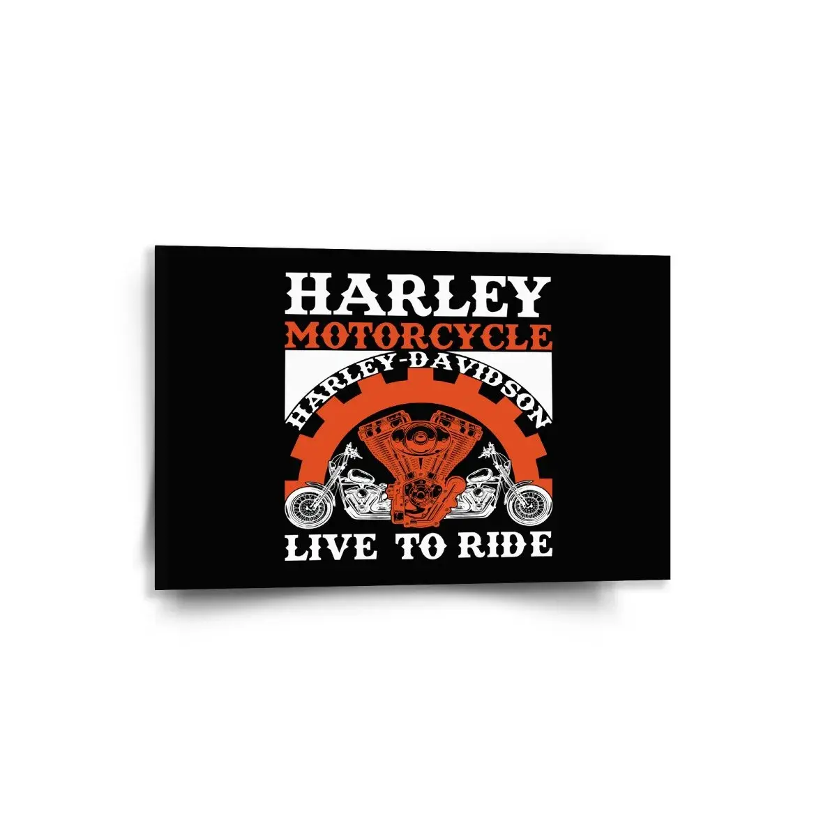 Obraz Harley-Davidson Live to ride - 60x40 cm