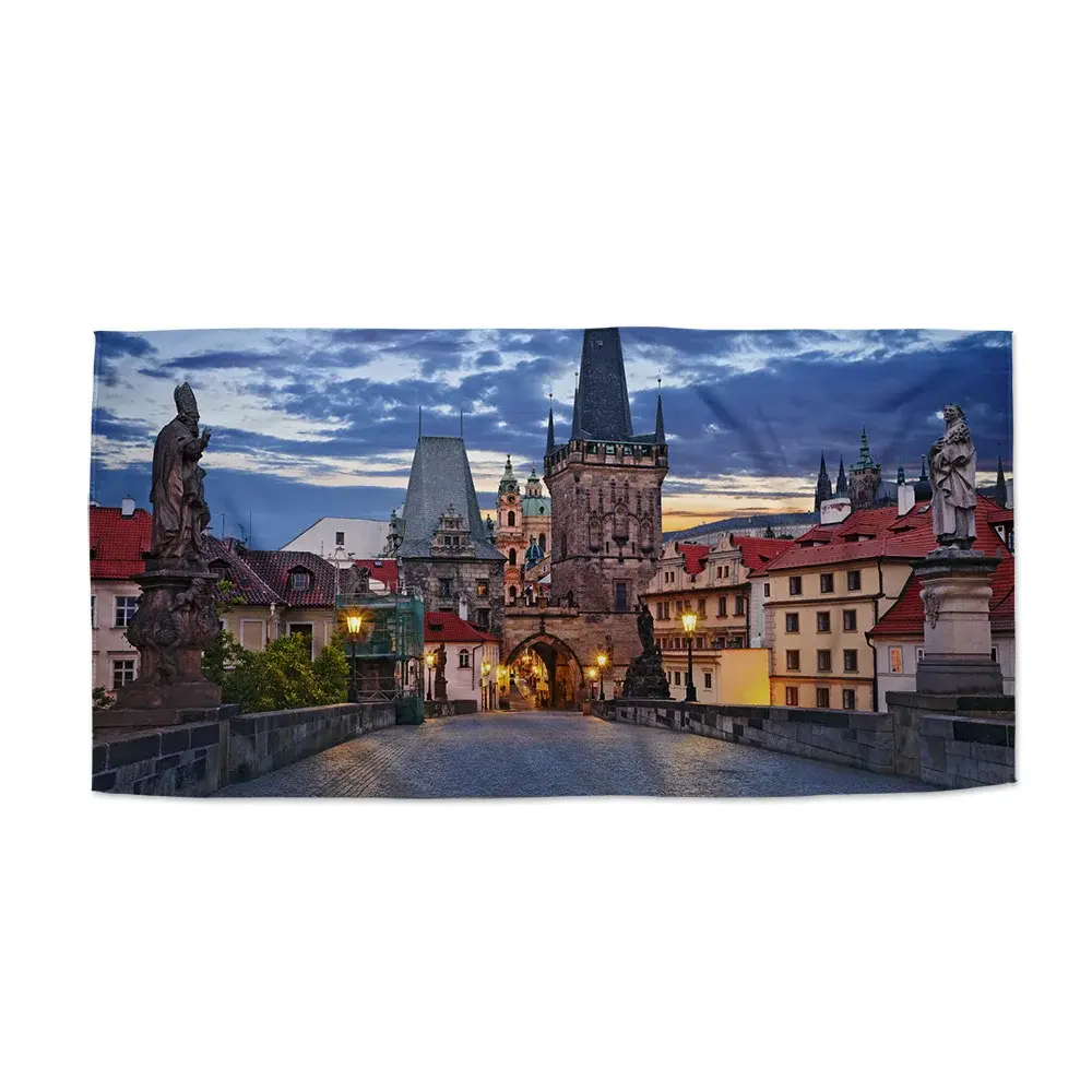 Ručník Karlův most - 50x100 cm