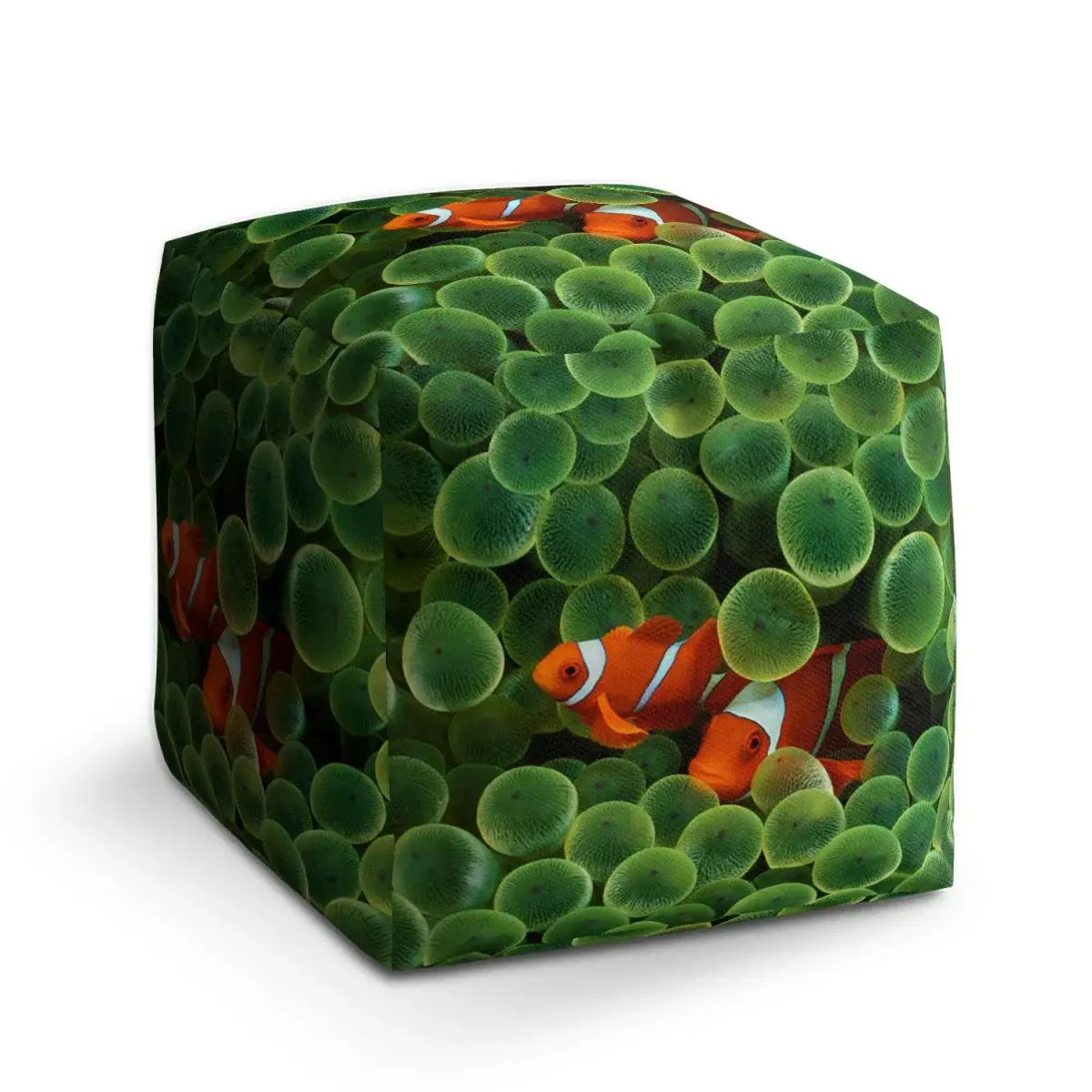 Taburet Cube Klaun očkatý - 50x50x50 cm