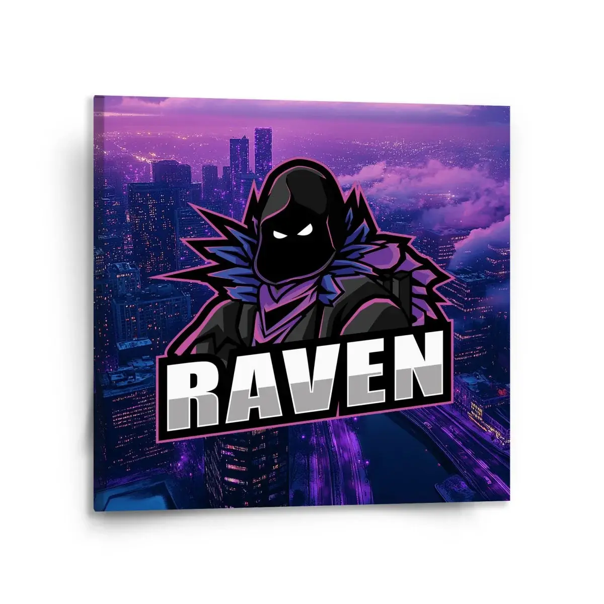 Obraz FORTNITE RAVEN Steampunk město - 110x110 cm