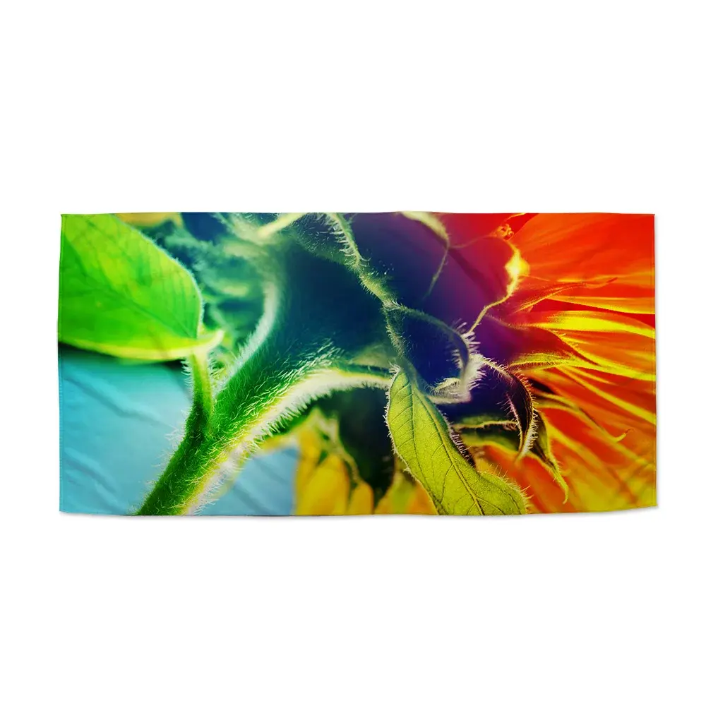 Ručník Duhová květina - 50x100 cm