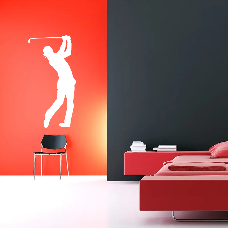 Samolepka na zeď: Golfista -