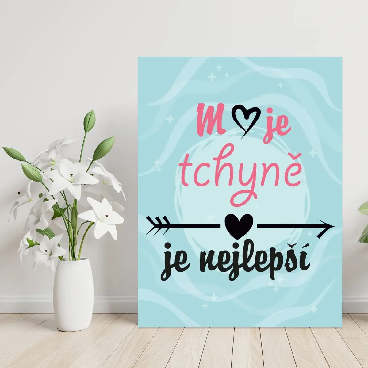 Dárková cedulka Moje tchyně je nejlepší: 30x40 cm
