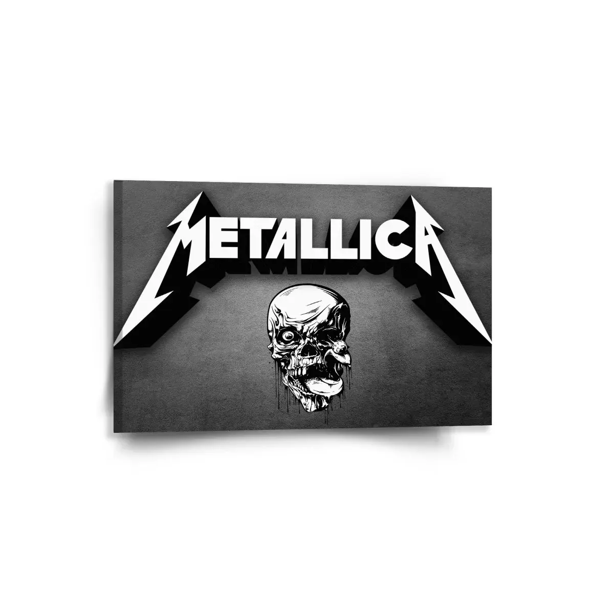 Obraz METALLICA Lebka Šedá - 60x40 cm