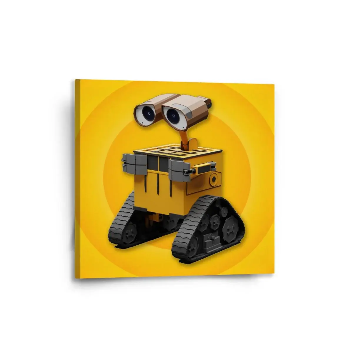 Obraz Wall-E robot Žlutý - 50x50 cm