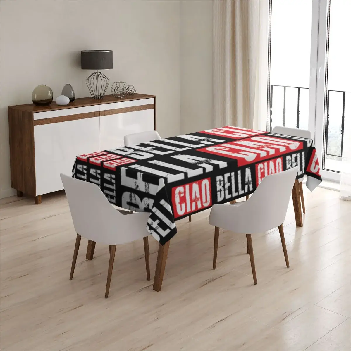 Ubrus La Casa de Papel Professor or Bella Ciao motiv 2 - 145x240 cm
