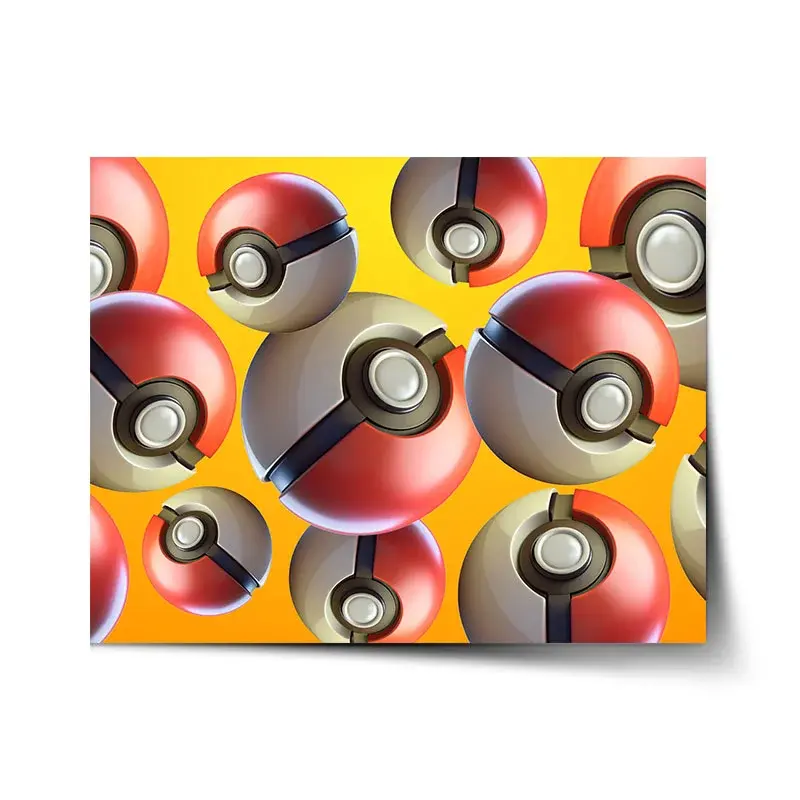 Plakát Pokemon ball Pattern - 60x40 cm