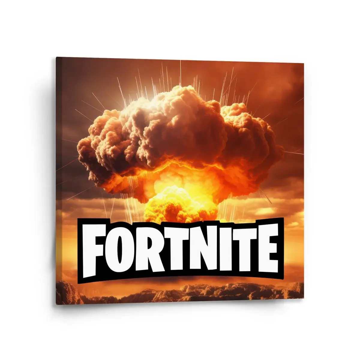 Obraz FORTNITE Exploze - 110x110 cm
