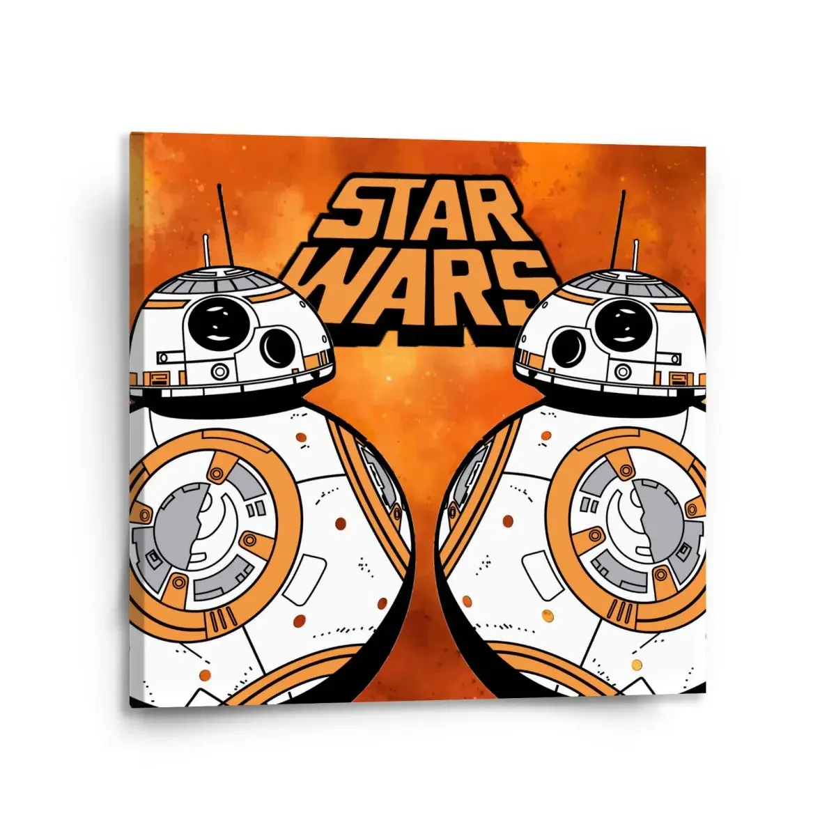 Obraz Star Wars Ohnivé pozadí - 110x110 cm