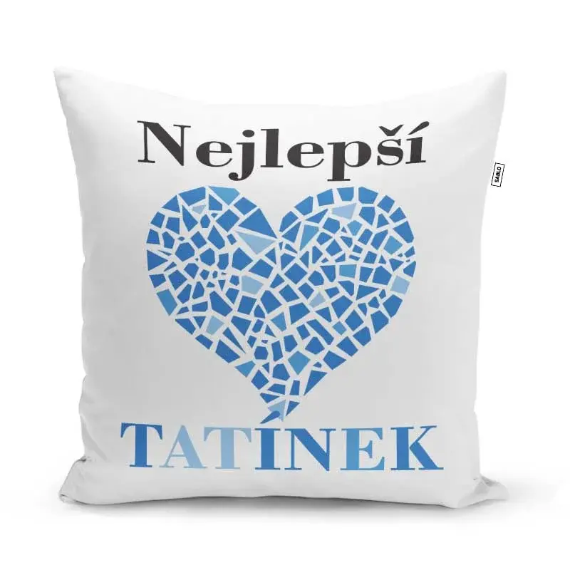 Polštář Nejlepší tatínek: 40x40 cm
