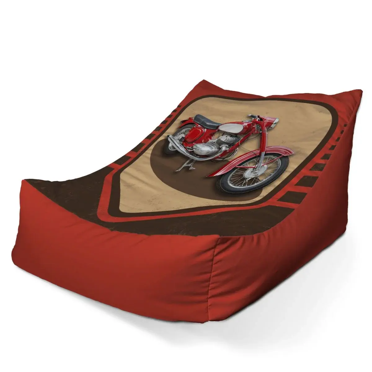 Sedací vak Lounge Jawa panelka Vintage - 80 x 95 x 50 cm