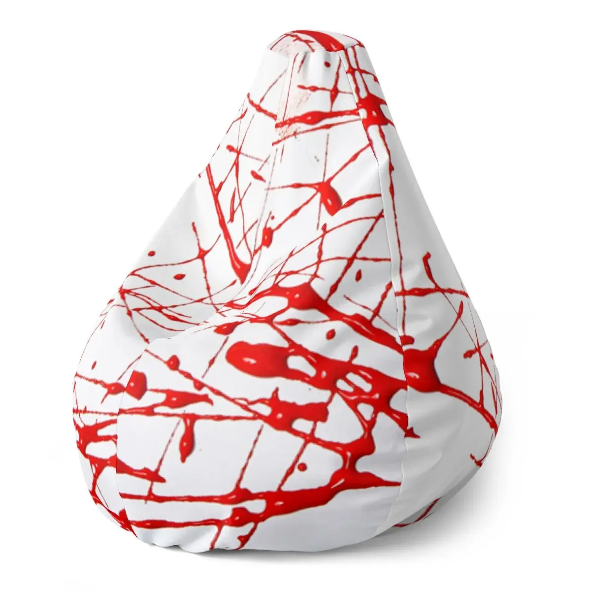 Sedací vak Pear Krvavé cákance - 140 x 100 x 25 cm