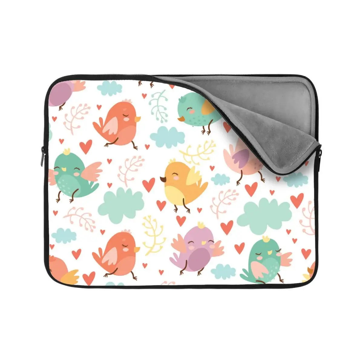 Obal na notebook Oblak s ptáčky - 13"
