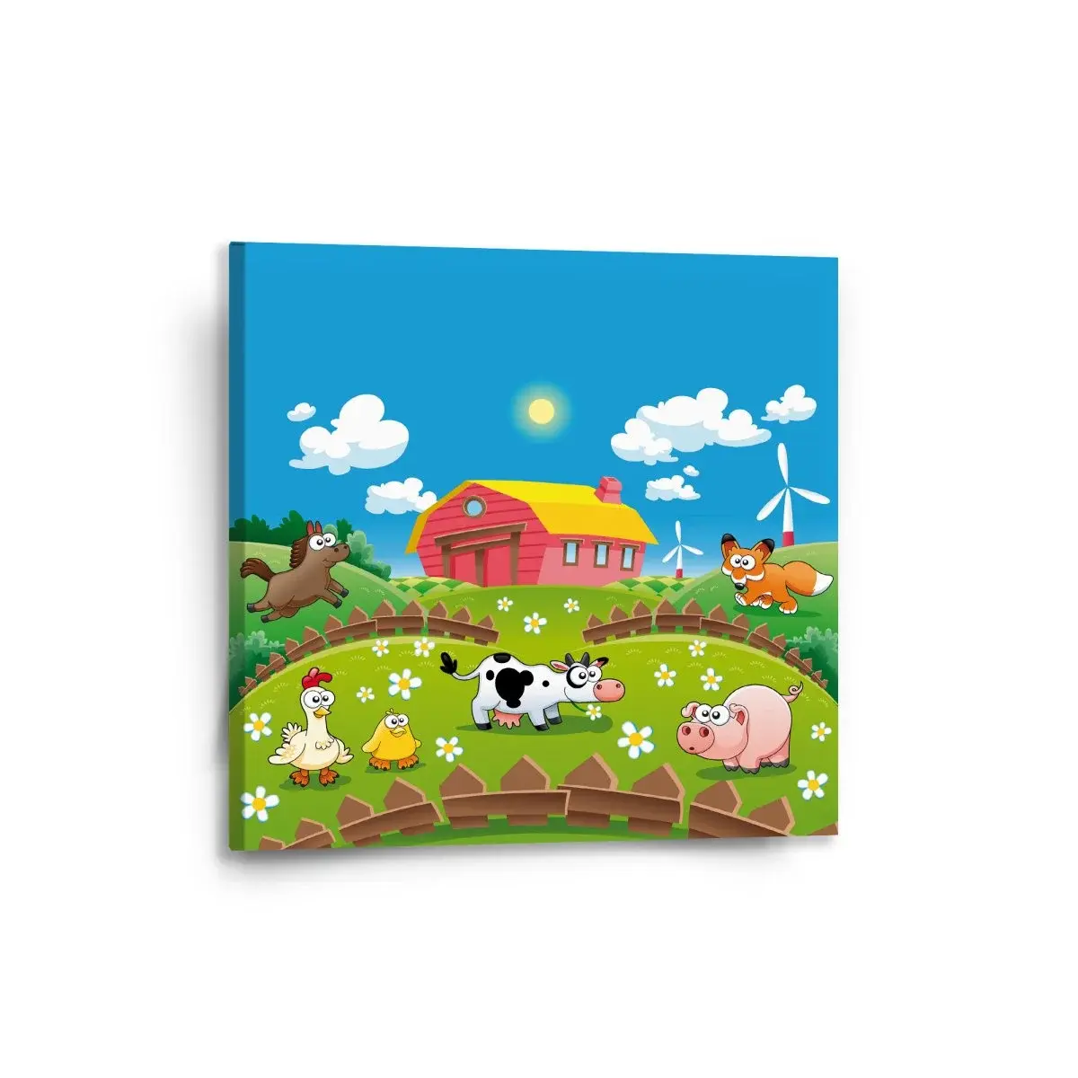 Obraz Farma - 50x50 cm