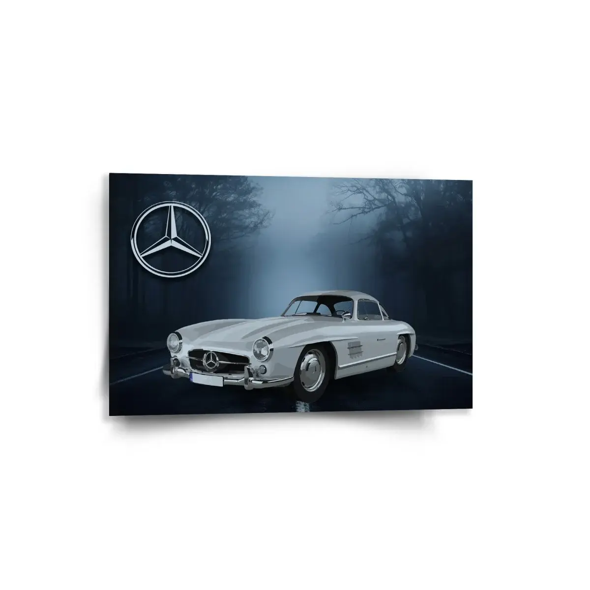 Obraz Mercedes-Benz 300 SL V lese - 60x40 cm