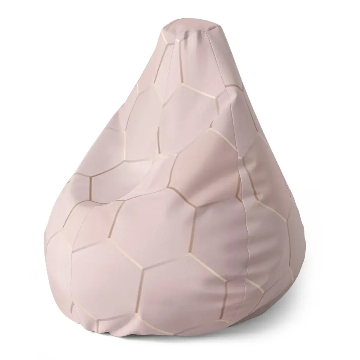 Sedací vak Pear Rose gold - 140 x 100 x 25 cm