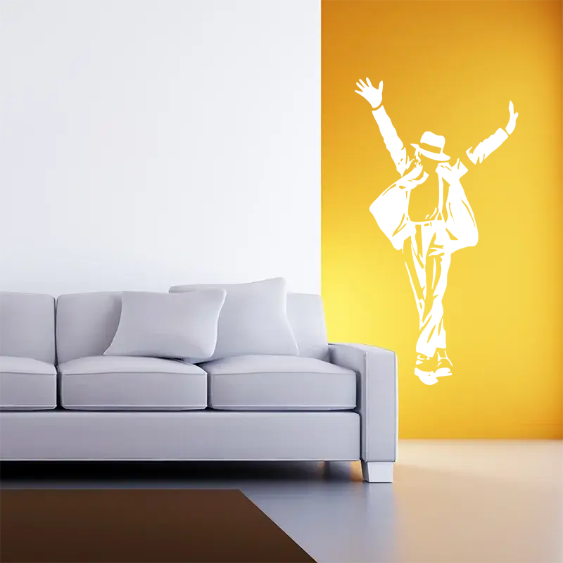 Samolepka na zeď: Michael Jackson 2 - 48x90 cm