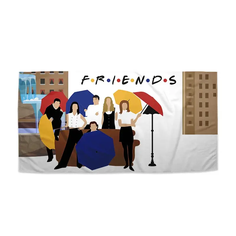 Ručník Seriál přátelé FRIENDS Gauč u fontány - 70x140 cm
